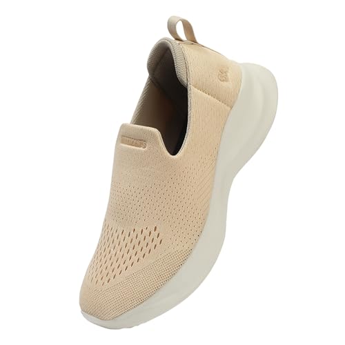 Image of Neeman's Knit Lite Slip Ons for Women | Lightweight Breathable Knit Slip-On Sneakers | Cushioned EVA Sole | Soft Stretch Upper | Comfortable Casual, Office & Walking Shoes