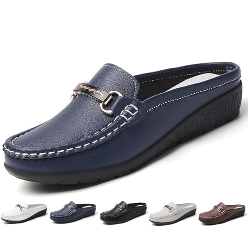 Chaussures d'allaitement plates en cuir souple parfaites pour les journées à l'hôpital