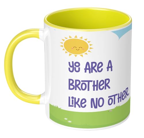 Image of NH10 Designs Raksha Bandhan Gifts Printed Mug with Keychain Best Rakhi Combo Gift for Brother & Sister Rakshabandhan Return Gifts for Sister White 350ml Coffee Mug(Pack of 5)(Combo Set)(RMCKRCG810)