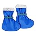 lovely lemon Regenfüßlinge, gefüttert - wasserdichte Outdoor Matsch-Schuhe für Babys & Kleinkinder - One Size, Blau