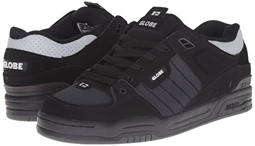 Image of Globe Mens Fusion Skate Shoes, Black /Night /Silver, 6 M US