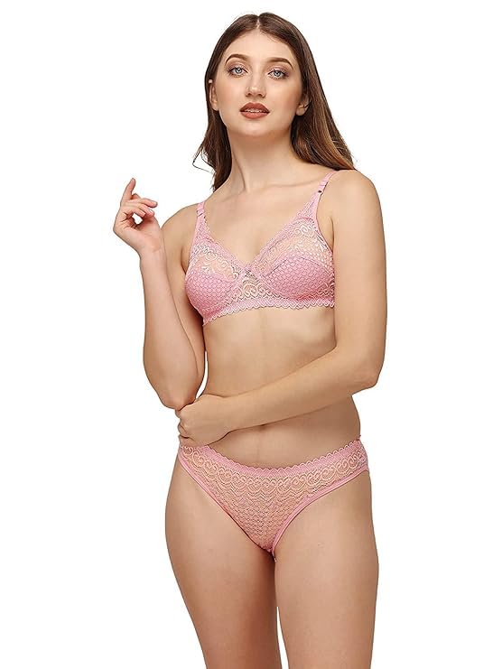 Womens Lingerie Set for Honeymoon | Lace Lingerie Set for Honymoon | Bridal Bra Panty Set and Swimwear (Multicolor) (Pack of 1)-image-38