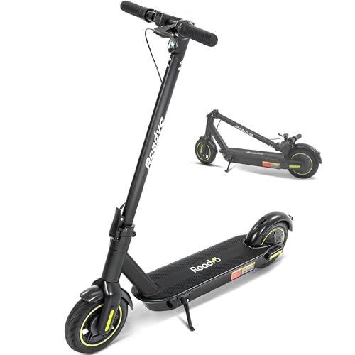 Image of Roadvo Electric Scooter for Adults, 10 Inch E Scooter with Riding Bell
