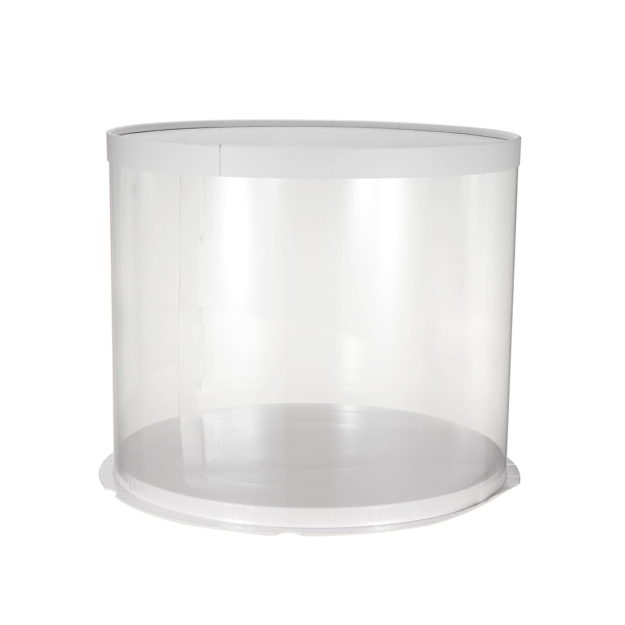 Homoyoyo Round Cake Box Packaging in Full Sheet Cake Carrier Cheesecake Boxes Food Crisper for Parties Shops Bakeries