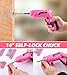 DOWELL Power Electric Cordless Screwdriver Set Rechargeable 3.6V Power Screwdriver Kit Tools for Women with 27pcs Accessories Pink