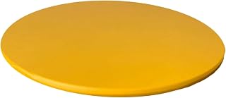 predolo de Mantel Impermeable de Tela Antideslizante para Forma Forma Forma, Amarillo, 60cm de diámetro