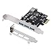 Produktbild QNINE USB 3.0 PCI Express Card, 3 Externe und 1 interner PCIe USB 3.0 Karte für Windows Desktop PC Superspeed Bis zu 5 Gbits Integrierte Stromversorgung