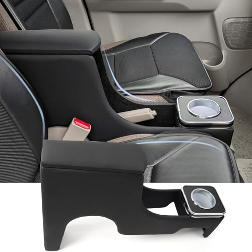 アームレスト コンソールボックス エブリイバン DA17V JOIN/PC 専用設計 肘置き 小物収納 ドリンクホルダー付き 内装パーツ Every Van DA17V JOIN・PC 車用アクセサリー 2015年〜（エブリイワゴン DA17V / DA17W 非対応）