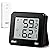 OBET Indoor Outdoor Thermometer Wireless Outdoor Thermometer Digital Thermometer Gauge 500Ft Remote Temperature Monitor for House Home Room Patio B61-Black