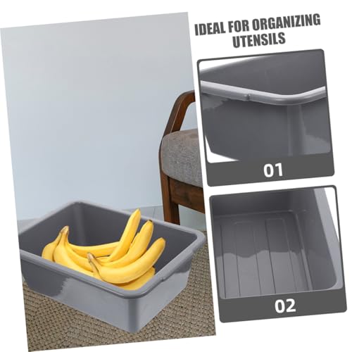 Contenedor de plástico rectangular Ciieeo con diseño multifuncional y gran capacidad 7