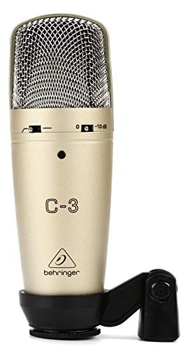 Behringer C-3 Dual-Diaphragm Condenser Microphone, XLR Output,