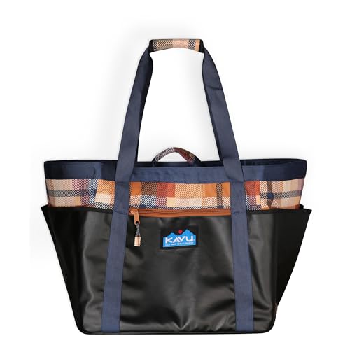 KAVU Hauler Tote Cabin Plaid miniatura 1