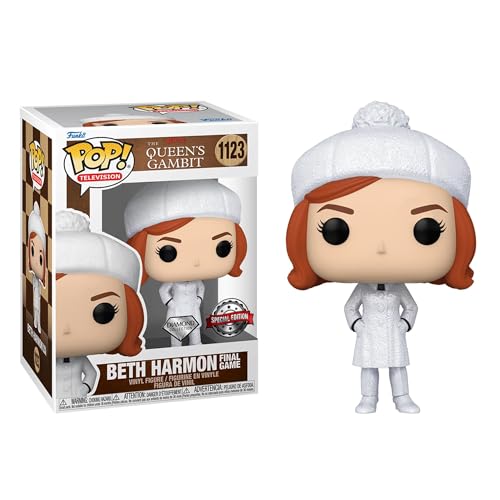 Funko Pop! TV: Queens : Finale Gambit - Beth - (Finale) - Brillo de Diamante - Queen's Gambit - Gambito de Dama - Figura de Vinilo Coleccionable - Idea de Regalo- Mercancia Oficial - TV Fans