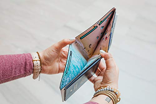 Image of KEY SMART Urban Union Passport Wallet (Marble White)