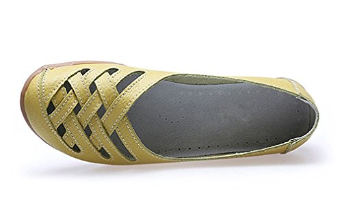 Image of VenusCelia Women's Braided-Nests Walking Flat Loafer