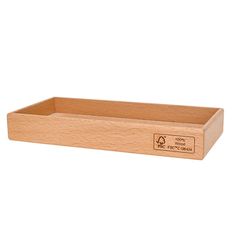 FSC Natural Wooden Obon Serving Tray, Large
