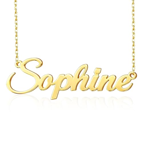 KYPTKNOFL Personalized Customized Necklace - Customized Name - Simple and personalized women's accessory, a gift for mother or bridesmaid