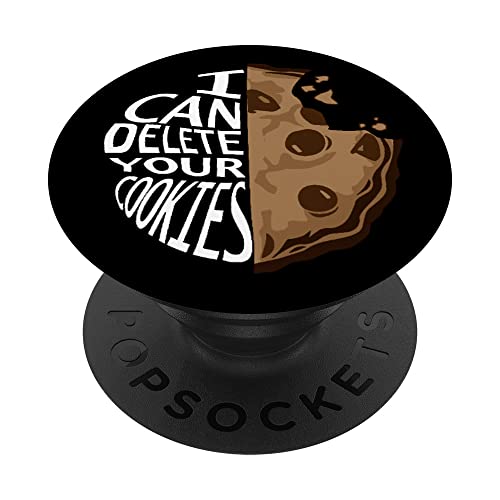 Eliminar cookies Computer Joke Food Pun PopSockets PopGrip Intercambiable