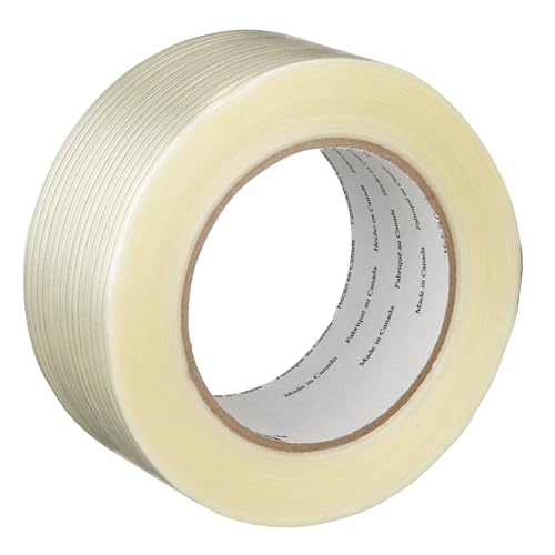 Image of 3M 8934 Tartan Filament Tape, Clear, 4 mil, 48 mm x 55 m, Pack of 24