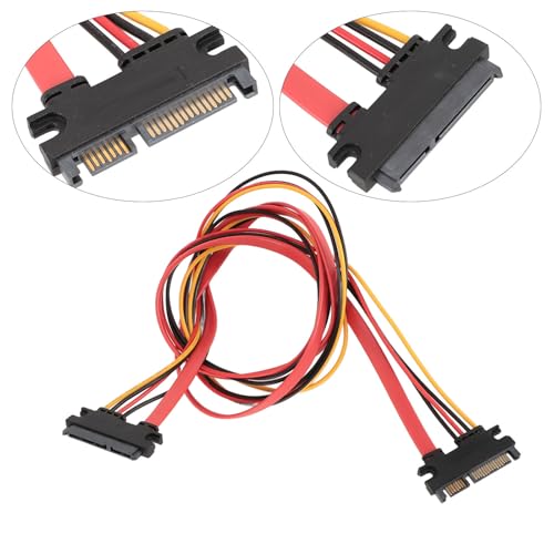 Cable extensión de alimentación y datos Serial ATA 22Pin 1 m miniatura 6