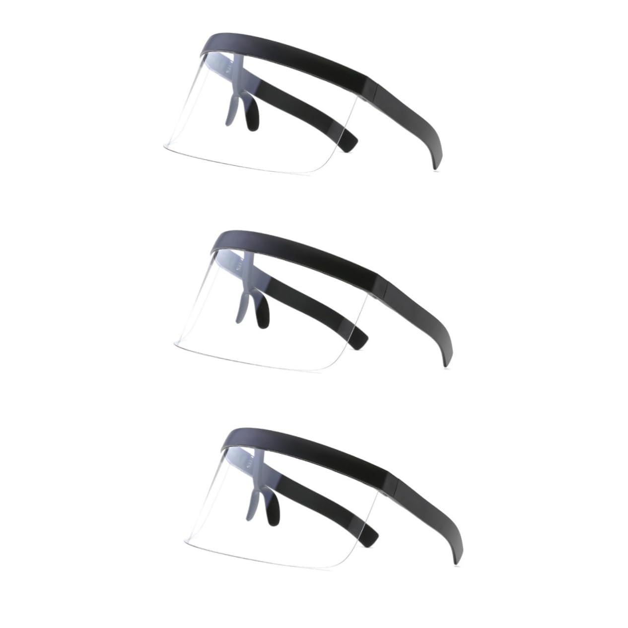 GALPADA 3St Sonnenbrille DIY Fahrradbrille damen Gesichtsvisier Hut espejuelos para mujer Herren gafas polarizadas para hombres heimtrainer fahrrad Brillen winddicht Gläser Maske Fräulein