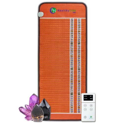 HealthyLine TAO Far Infrared Heating Pad Natural Crystal Gemstones