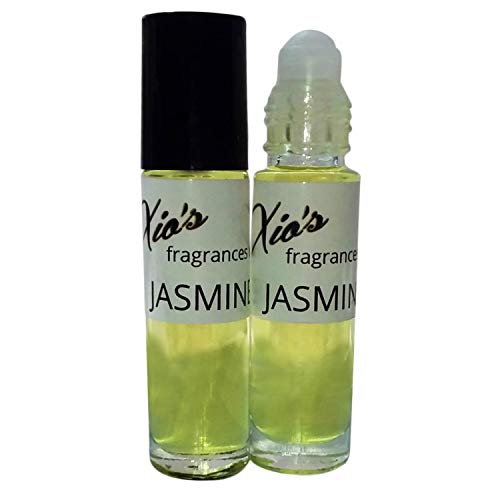Xio's Fragrances Oils Jasmine set of 2 Roll Bottle (10-ml) Fragrance Grade Scented Jasmine Oil