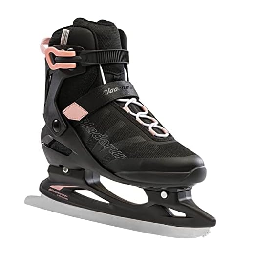 Rollerblade Bladerunner Ice Igniter Womens, Black and Rose Gold, Ice Skates