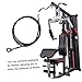 TOGEVAL 2pcs Workout Cables Multi-Function Pulley System Replacement Cables for Gym Exercises for All Fitness Levels