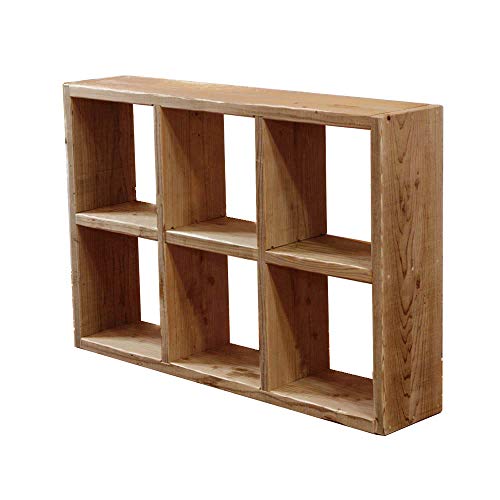 OLD ASHIBA 格子ラック 300型 3×2 幅104cm×高さ70.5cm×奥行20.5cm 屋内用透明(とうめい)足場板 古材 スタッキングシェルフ オープンラック 収納 ディスプレイ 間仕切り 多目的棚 受注生産