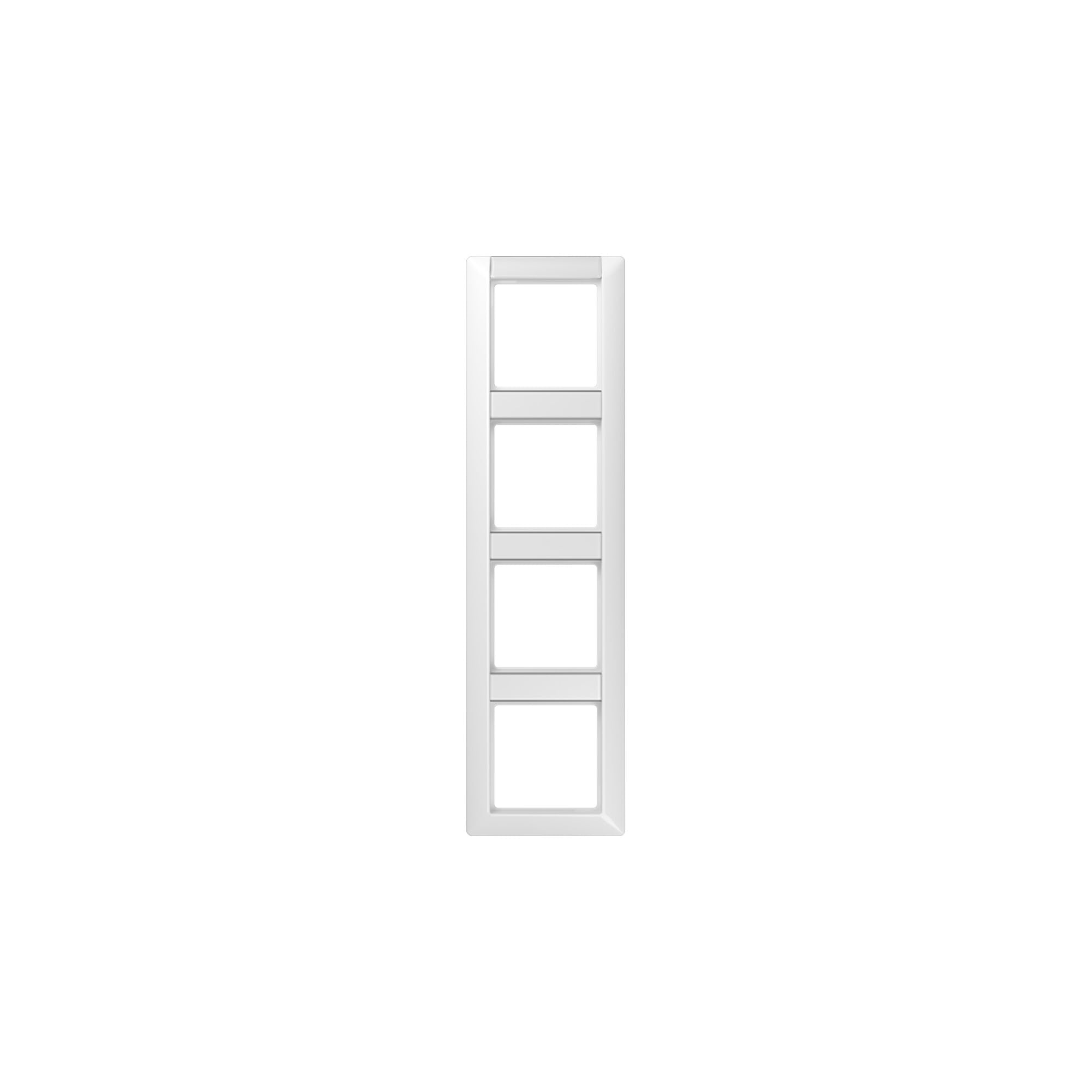 Cadre de finition Jung AS584 NAWW 4 postes pour aligner vos prises