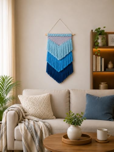 Shiv Charan Pack of 1 Wall hanging Macrame Boho | Bohemian Nordic...