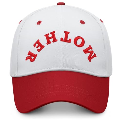 Image of Mothers Day Snapback,Adjustable Embroidered Mom Dad Trucker Hat,Cotton Baseball Cap
