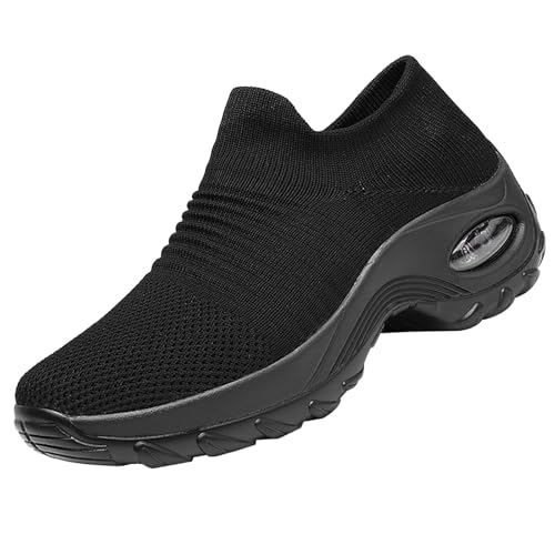 Non Slip Work Shoes Women, Slip On Sneakers Women,Work Shoes Walking Gym Nurse Mesh Casual Fashion...