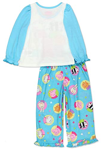 Peppa Pig Girls Toddler Soft Polyester Pajamas2