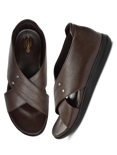 Image of HEALTH FIT Men's Diabetic & Orthopedic Sandal /Doctor Sandal & Foortwear with Extra Soft MCR - PU Pad Comfortable 115