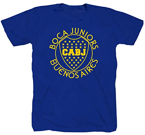 Boca Juniors Jugador Buenos Aires Football Club Fan Ultra Ultras Derby - Camiseta, color azul azul real M