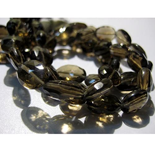 Smoky Quartz perles de pierre naturelle 11x9mm pour loisirs créatifs et joaillerie
