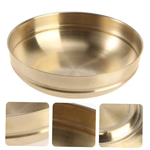 Cabilock 1 Peça Tigela De Macarrão De Aço Inoxidável Recipientes De Frutas Recipientes De Doces Uten