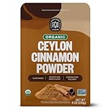 FGO Organic Ceylon Cinnamon Powder, 100% Raw from Sri Lanka, 8oz, Packaging May Vary (Pack of 1)