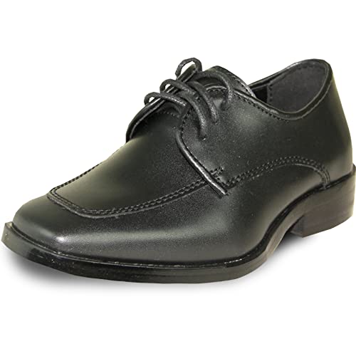 Image of VANGELO Men Dress Shoe TAB and Tux Oxford Formal Tuxedo for Prom Wedding Uniform Medium and Wide Width Black Grey Ivory White Patent