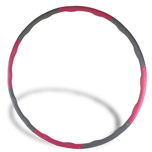 The Friendly Swede 2.65 lbs Weighted Core Toning Fitness Exercise Hula Hoop, 40