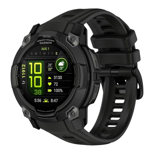 HAYONLIY X|[coh Garmin Instinct 3 45mm/Instinct 3 50mmA22mm/26mmΉ \tgVR h ߉\ȃXgbv Garmin Instinct 3 SOLAR/AMOLEDp jp