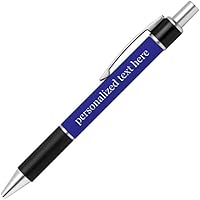 Vista 2 de Bolígrafo de tinta de escritura – Nombre o mensaje personalizado – Colores o impresiones – Regalo de papelería, suministros escolares de oficina