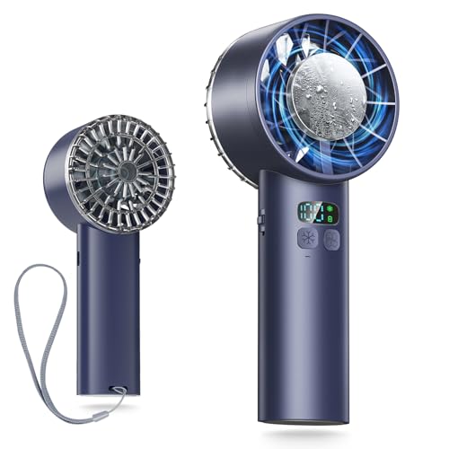 【-25℃瞬間冷却・12枚羽根】 携帯扇風機 冷却プレート ハンディファン...