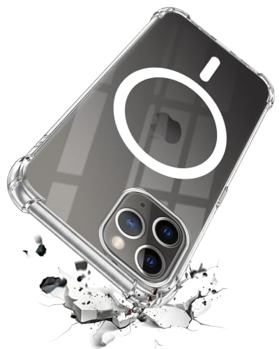 Image of Jkobi Shockproof Crystal-Clear Back Cover for Apple iPhone 11 Pro Max (Magsafe Wireless Support | Drop & Camera Protection | Hard Polycarbonate)