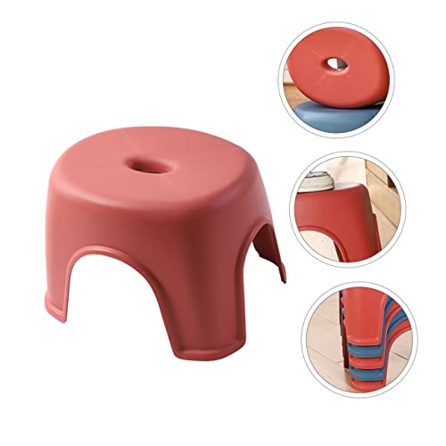 PRETYZOOM 1pc Small Stool Bathroom Stool Toilet Step Stool for Kids Toddler Pillow Folding Stool Collapsible Step Stool Typewriter Non-slip Stool Change Shoes Child Pp Furniture