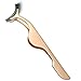 Produktbild Qinlee Wimpernzange Falsche Wimpern Applicator Künstliche Wimpern Remover-Pinzette Clip Zange Schonheits Werkzeug Make-up Zubehör Edelstahl falsche Wimpernhilfe (Gold)