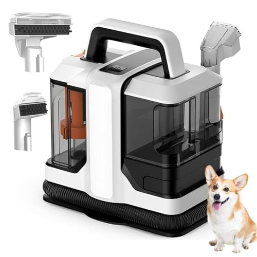 Portable Spot Cleaner Machine with Dual Tanks and Powerful Suction for Carpet, Sofa, and Pet Stains