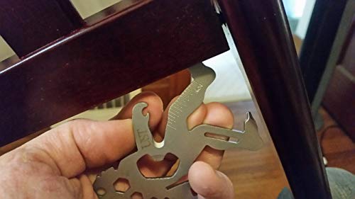 UST Tool-a-Long Multi-Tool Carabiners with Durable, Compact Stainless Steel Construction for Hiking, Kayaking, Camping, Travel and Outdoor Survival